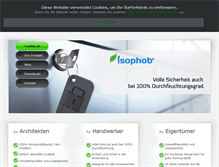 Tablet Screenshot of isophob.de